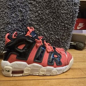 Nike Kids Air Uptempo Red Black Sneakers